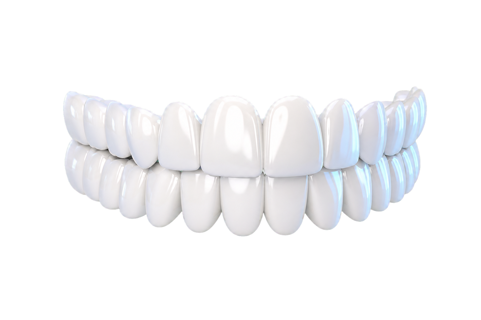 3D teeth whitening result